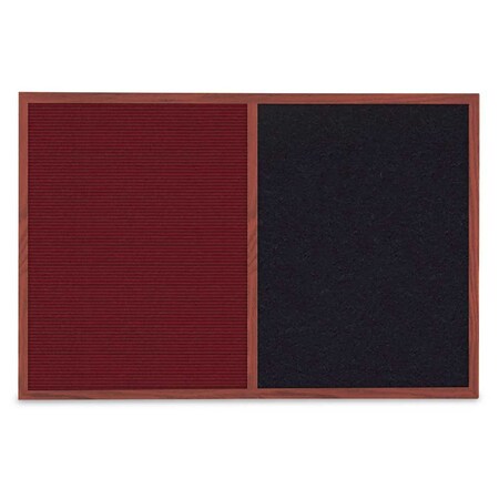 United Visual Products Slim Style Indoor Enclosed Radius Corkbo UVRDS23SB-WHITE-AMETHY